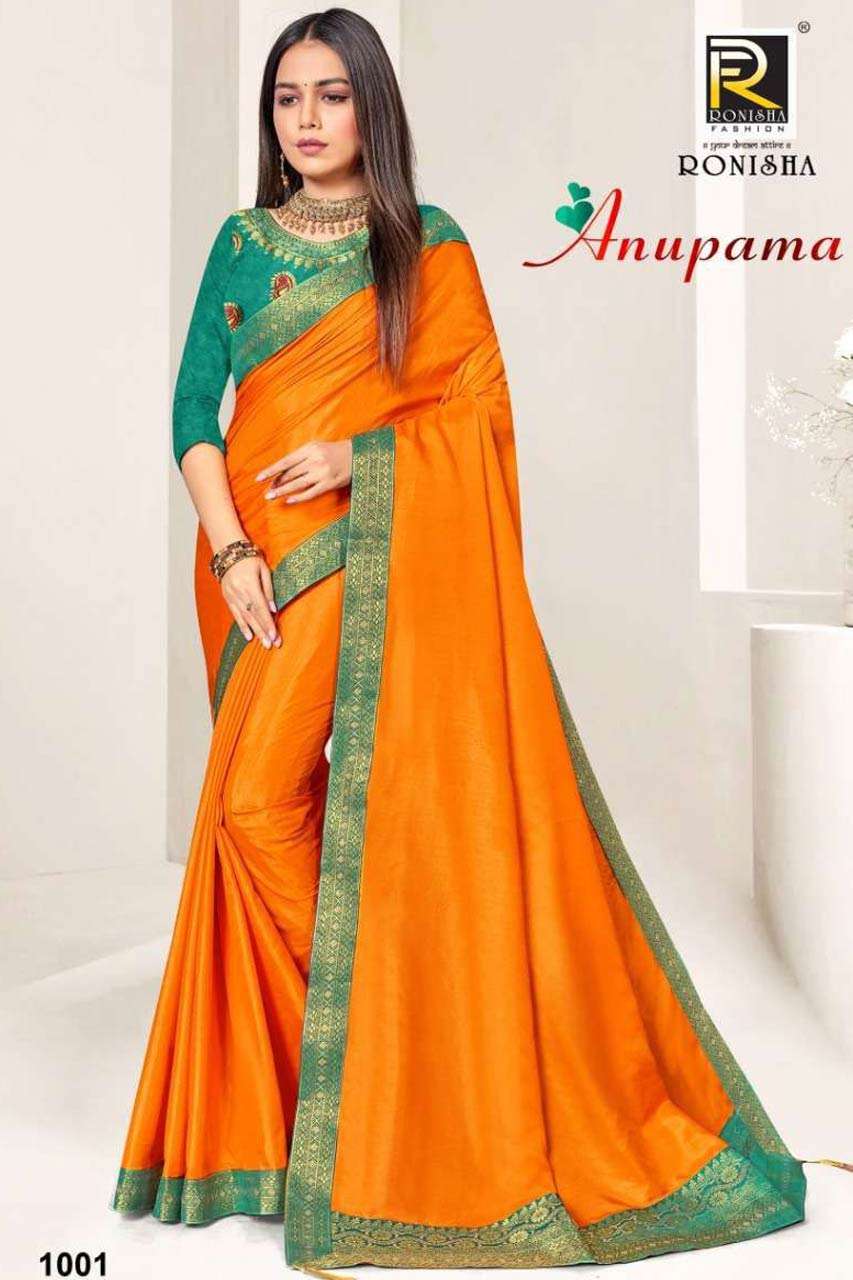 ANUPAMA BY RONISHA FASHION 1001 TO 1008 SERIES WHOLESALE SIL...