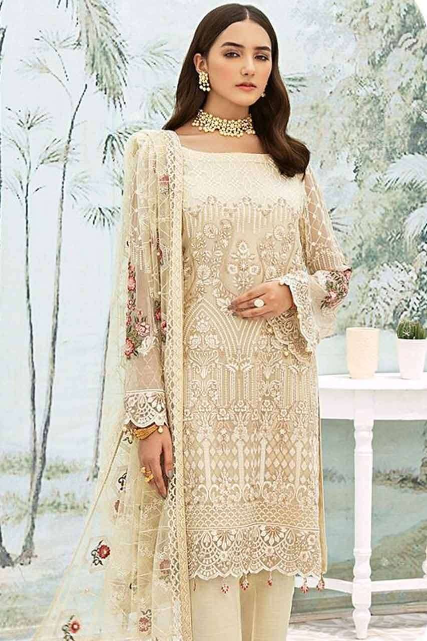 ROSEMEEN BY FEPIC 5189 SERIES WHOLESALE GEORGETTE  SEMI STIT...