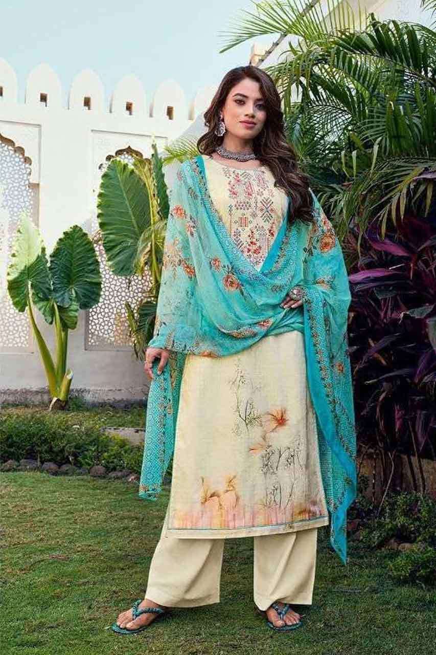 SAAZ BY GLOSSY 913 TO 920 SERIES WHOLESALE COTTON SEMI STITC...