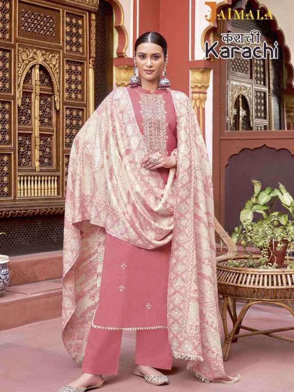 AIMALA KARACHI BY ALOK SUIT 939-401 TO 939-406 SERIES WHOLES...