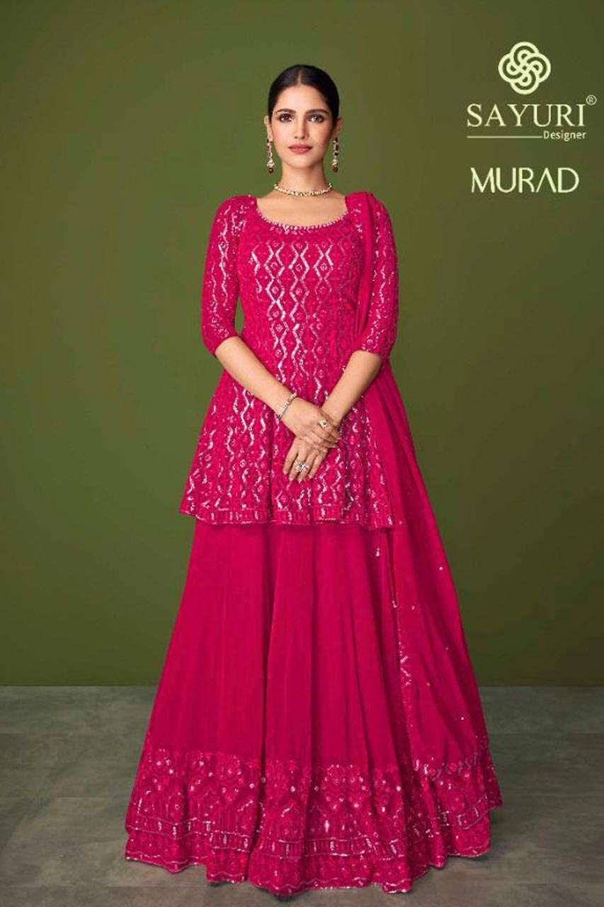 MURAD BY SAYURI 148-A TO 148-E SERIES WHOLESALE GEORGETTE SE...