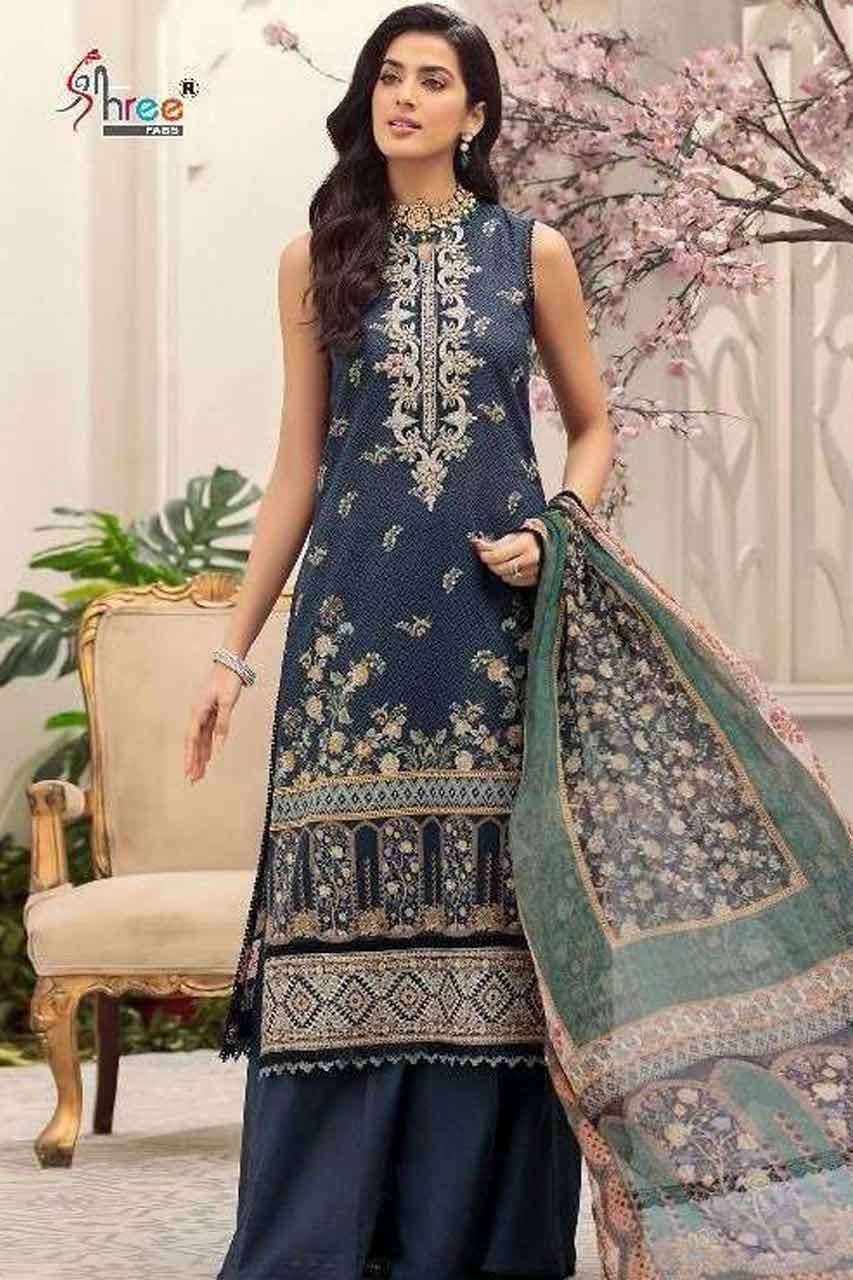 SAADIA ASAD VOL-4 BY SHREE FABS 2081 TO 2088 SERIES WHOLESAL...