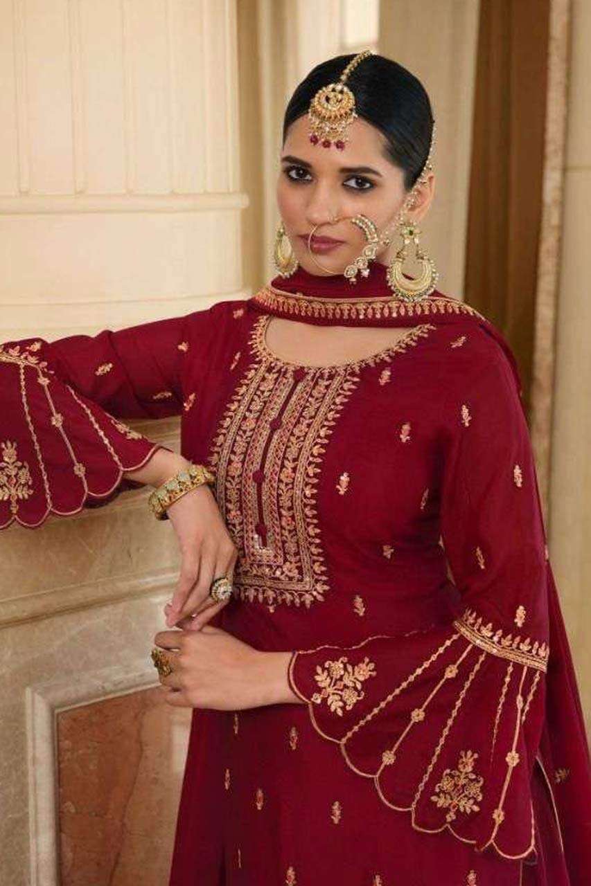 SAHANA BY GLOSSY 1251 TO 1254 SERIES WHOLESALE CHINNON SEMI ...