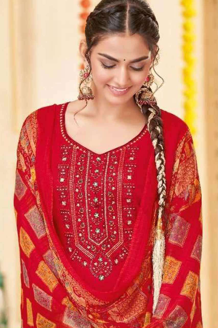 PATIYALA FUSION 959 SERIES BY ALOK SUIT 959001 TO 959008 SER...