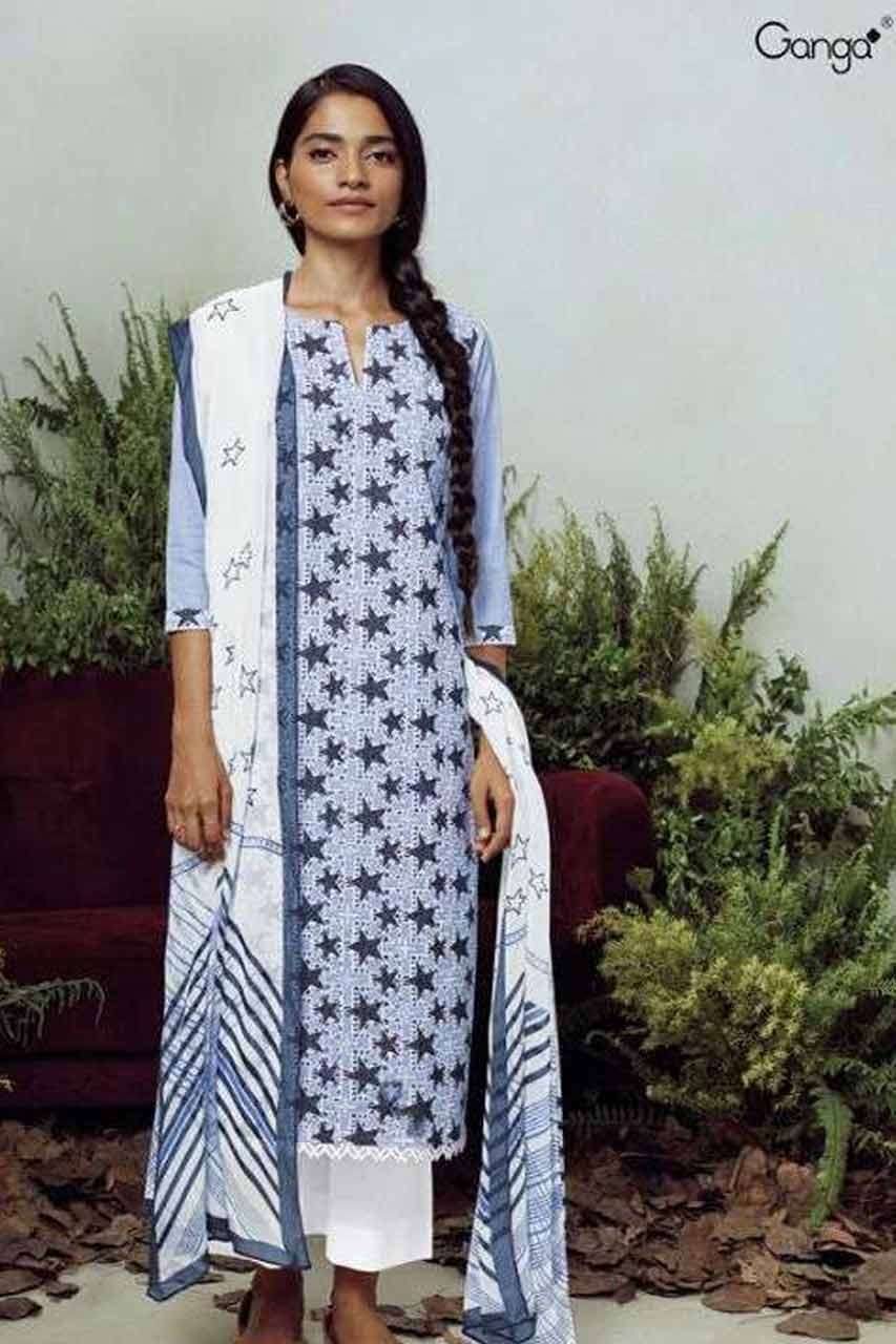 REVATHI BY GANGA FASHIONS 853 SERIES WHOLESALE COTTON SEMI S...