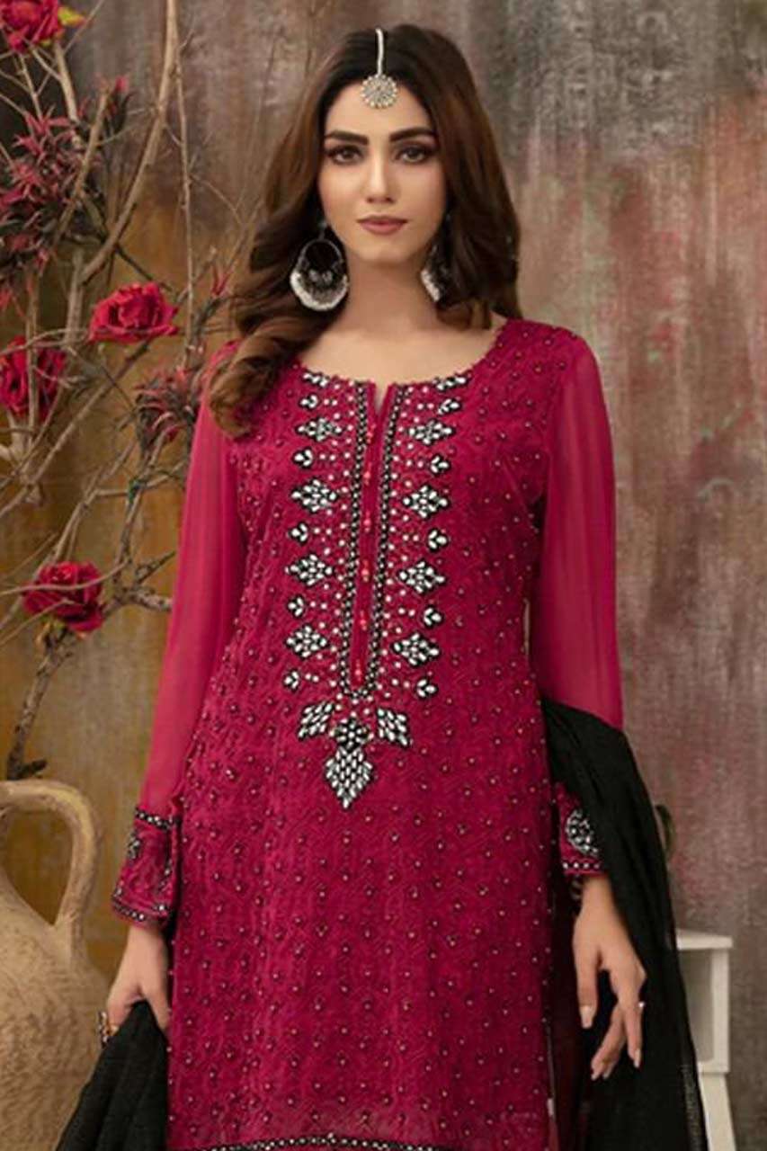 ROSEMEEN BY FEPIC 5208 SERIES WHOLESALE GEORGETTE SEMI STITC...