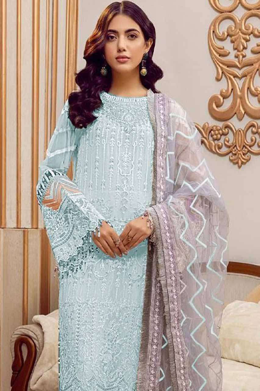 ROSEMEN BY FEPIC 5202 SERIES WHOLESALE GEORGETTE SEMI STITCH...