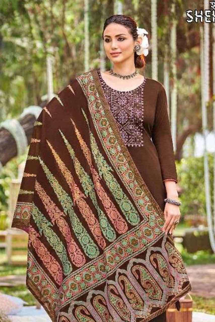 SHEHZADI BY ALOK SUIT 948001 TO 948008 SERIES WHOLESALE COTT...