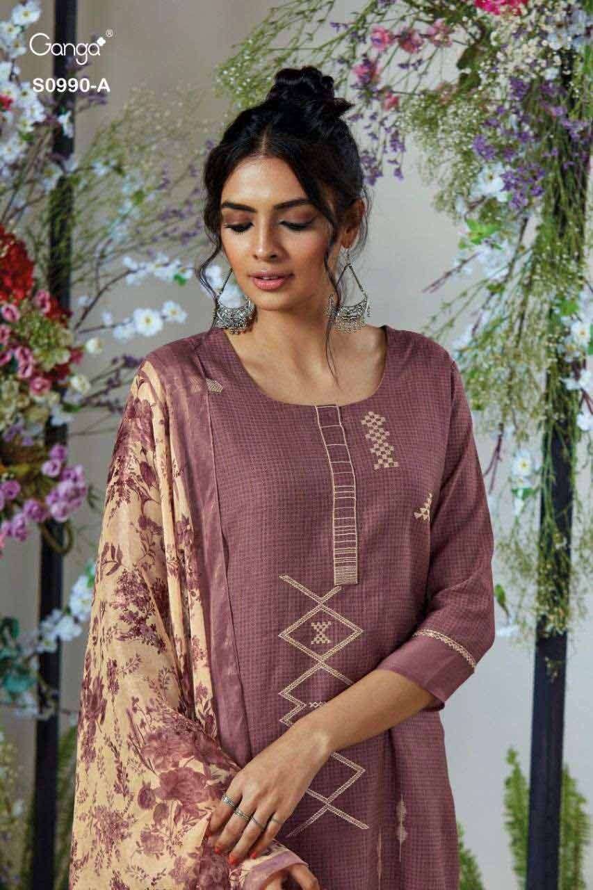 LIVIA BY GANGA FASHIONS 0990-A TO 0990-B SERIES WHOLESALE SI...