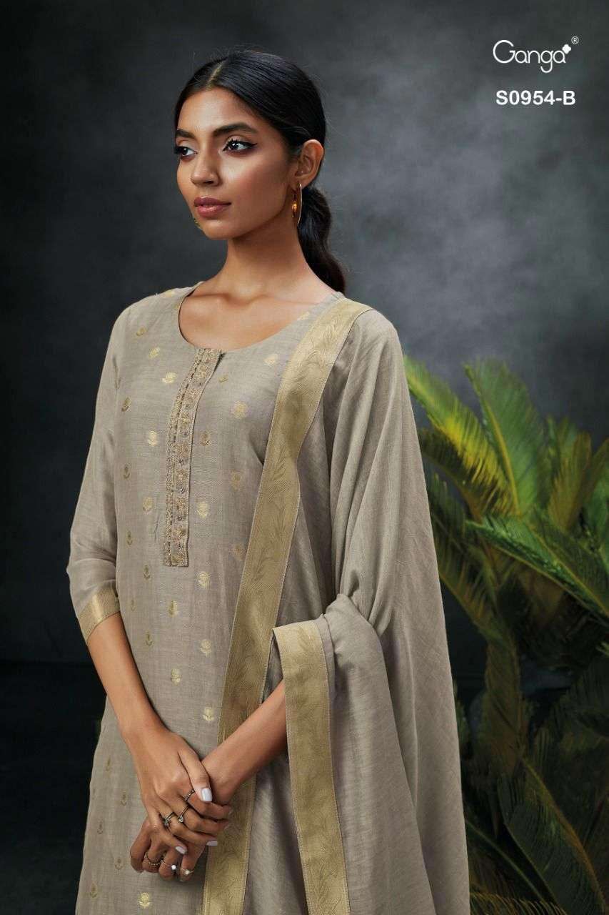 RANGOON BY GANGA FASHIONS 954-A TO 954-B SERIES WHOLESALE SI...