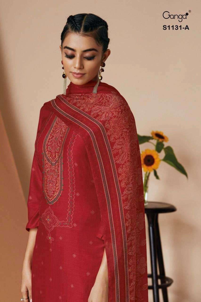 ZINNIA BY GANGA FASHIONS 1131-A TO 1131-D SERIES WHOLESALE S...