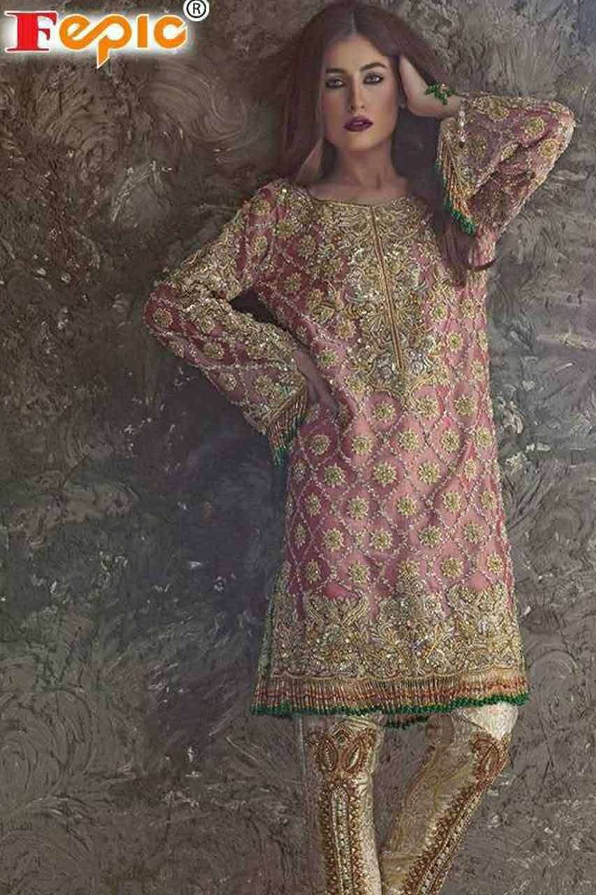 SANOBER BY FEPIC 63 SERIES WHOLESALE NET SEMI STITCHED SALWA...